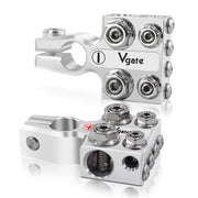 Vgate front view showing multi-way terminal and organized connection points for easier wiring
