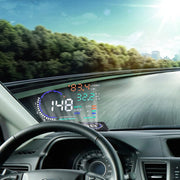 VGEBY HUD front view showing multi-color display and benefits at glance