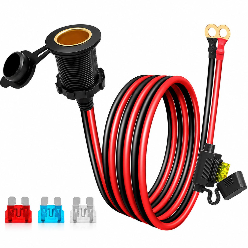 vgoviwin front cigarette lighter socket showing durable housing and secure fit benefit