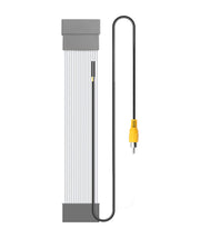ViaBecs front 32‑pin connector showing fit and protection for factory harness