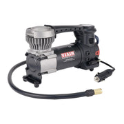 VIAIR 85P front view showing compact design and controls, ideal for travel