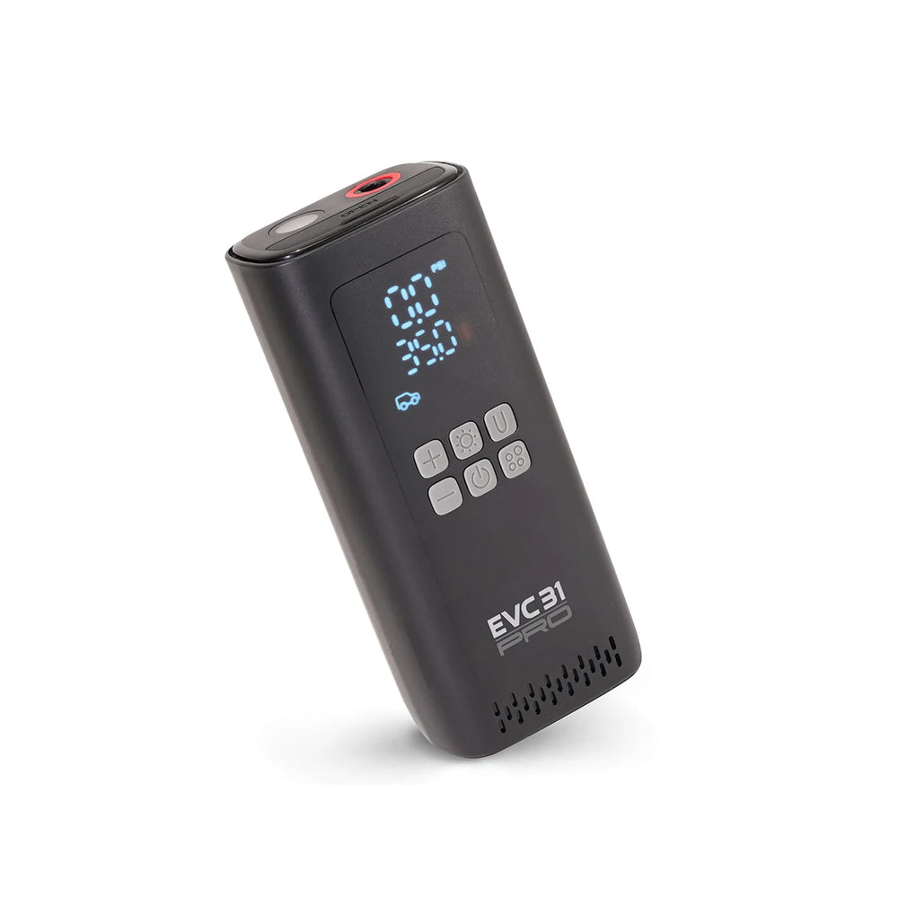 VIAIR EVC31 PRO front view showing compact portable compressor benefit
