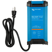 Victron Energy front view of charger showing compact design and easy mounting benefit