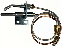 Viefow pilot assembly installed in RV water heater demonstrating reliable ignition