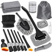 Viewmax front packaging showing full 18-piece cleaning kit and benefits