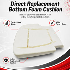 Vigoraze side angle showing seat pad contours restoring driver comfort and shape