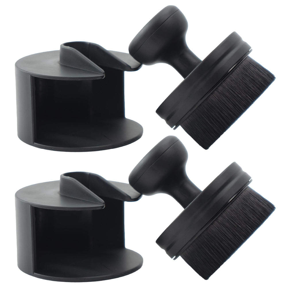 VIKING front packaging showing two brushes and stands for tidy storage