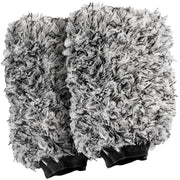 VIKING front view of two wash mitts showing pack and plush fibers for effective cleaning