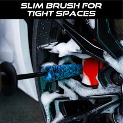 VIKING closeup of polypropylene bristles highlighting dense fibers for gentle grime removal