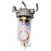 VIKKSAER front view fuel filter separator showing fit and mounting benefits