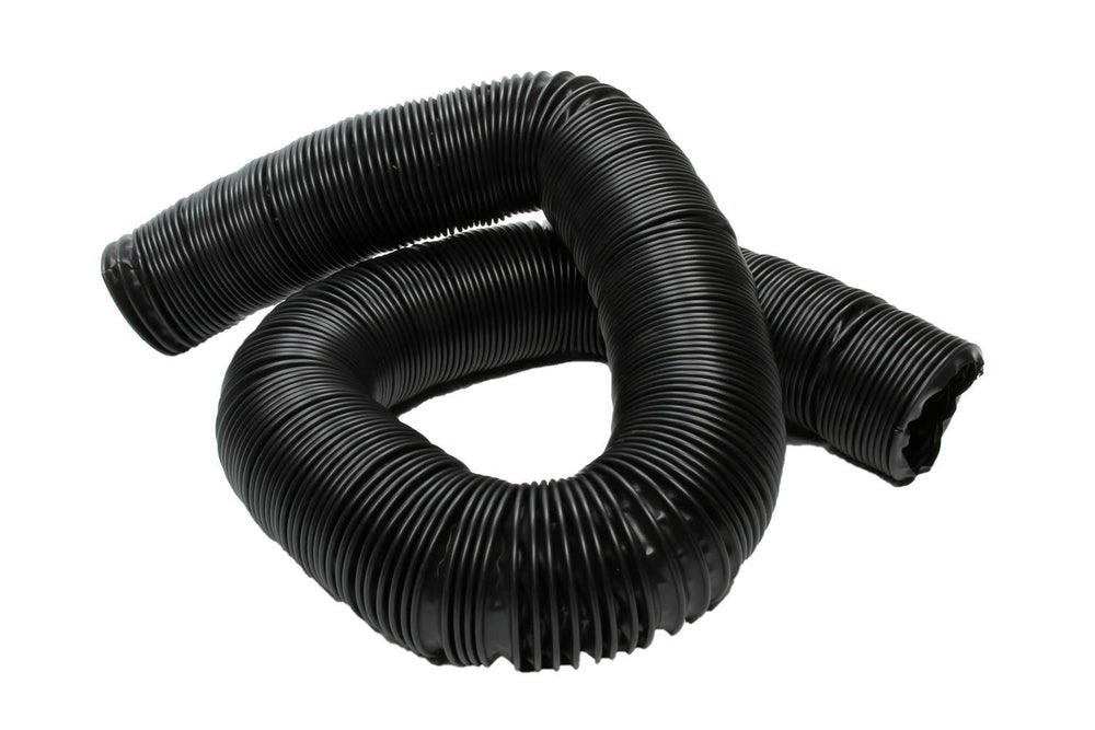 Vintage Air 2-inch duct hose front view showing flexible black tubing for neat airflow routing