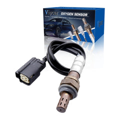 Vipcar downstream oxygen sensor front view showing durable stainless housing and connector, reliable fit