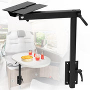 Virego front mount table leg showing stable support and space saving