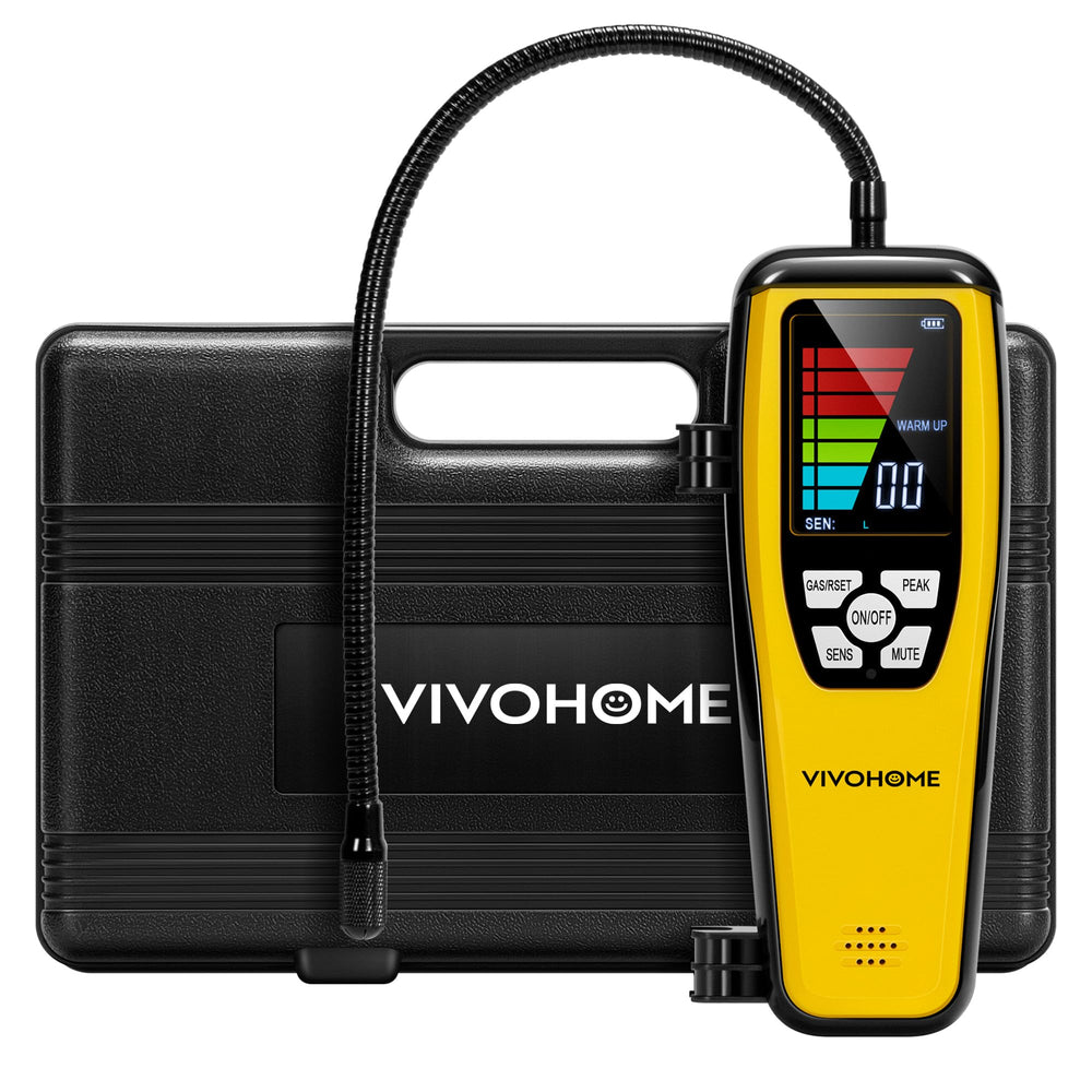 VIVOHOME front panel display showing quick leak detection and intuitive controls