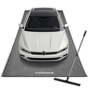 VIVOHOME full-view mat showing containment area and stay-put corners for floor protection