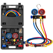 VIVOHOME manifold front view showing controls and gauges for clear operation