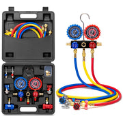 VIVOHOME manifold front view showing controls and gauges for accurate diagnostics