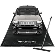 VIVOHOME front view of full 8'6" x 20' mat showing coverage and protection