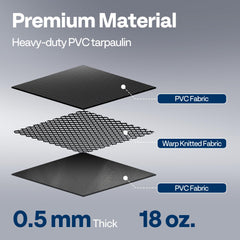 VIVOHOME textured non-slip surface detail improving traction and grip