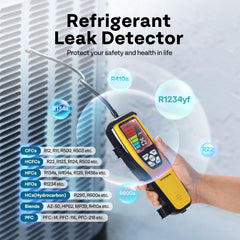 VIVOHOME probe inserted into evaporator coil gap to detect hidden leaks