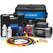 VIVOHOME pump and manifold front view showing complete kit benefits