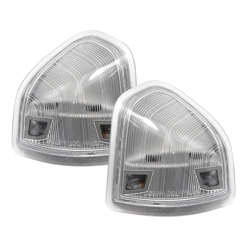 Vkinman front packaging view showing both replacement turn signals and benefit of complete pair