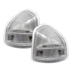 Vkinman front packaging view showing both replacement turn signals and benefit of complete pair