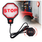 VKQTS front panel LED display showing green yellow red guidance for precise parking