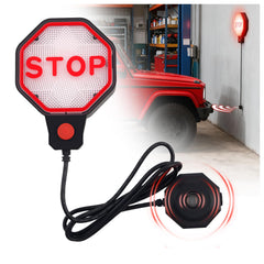 VKQTS front panel LED display showing green yellow red guidance for precise parking