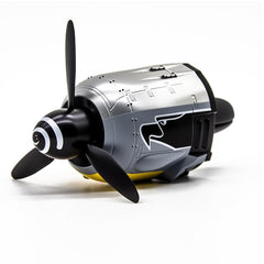 VKQTS Fw-190 front view showing spinning propeller and detailed livery benefit: dynamic decor