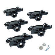 VKVXCLON front view of five mount heads showing protective nylon construction