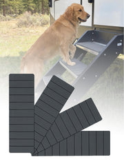 Vnivxte front pack showing four dark gray step covers and benefit of immediate protection
