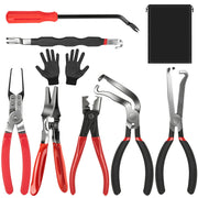 vnkesno front display showing complete 9‑piece set and bag for organized storage