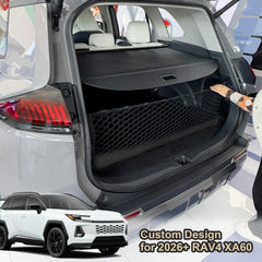Volcaner installed in Toyota RAV4 trunk keeping groceries secure