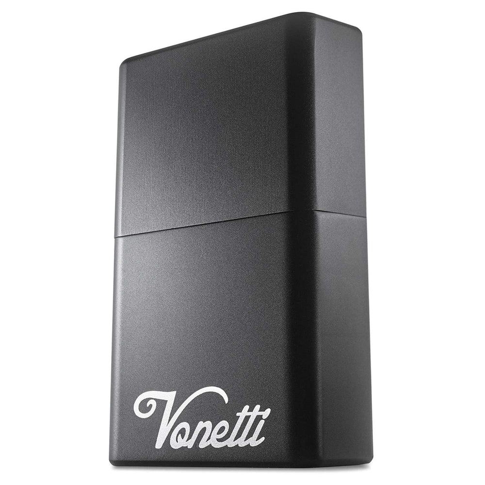 VONETTI front view of aluminum Faraday box showcasing sleek design and security