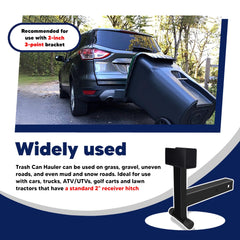 VONLX attaching trash can to grabber for hands-free hauling