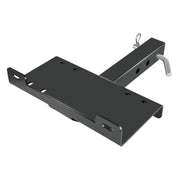 VONLX front view of winch hitch plate showing stable mount and quick setup