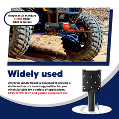 VONLX with two different winches installed demonstrating versatile compatibility