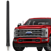 Votex front profile antenna installed on Ford truck improves appearance