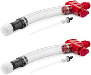 VP Racing trigger hose front view showing compact, spill-reducing design benefit
