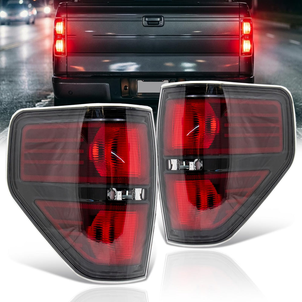 VPIMOZO front assembly pair showing smoked finish and exact fit benefit
