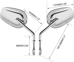 VPZMT close-up of mirror head showing solid construction and clear reflection benefit