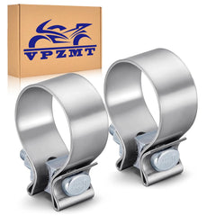 VPZMT front view clamp showing full band and bolt, durable secure fit