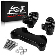 VPZMT front view of riser kit showing sleek profile and improved ergonomics