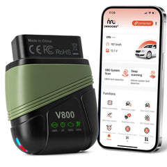 VQQEFF scanner front view showing compact design and durable housing for easy storage
