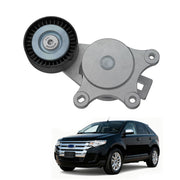 VROVO tensioner front assembly showing fit and built-in pulley benefit durable replacement