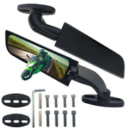 VRWEARE front profile mirror showing sleek shape and improved rear view