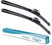 VTOGOI front view of 24 and 19 inch beam wipers showing packaging and connectors benefit easy identification