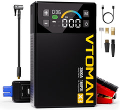 VTOMAN X3 front view showing controls and ports for quick identification and easy operation