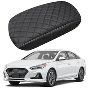 VTVWNM front view of armrest cover showing clean leather and refined look enhancing interior